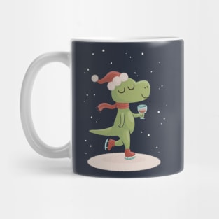 Christmas T-Rex Winosaur Dinosaur Mug